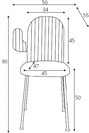 Krzesło Cactus II