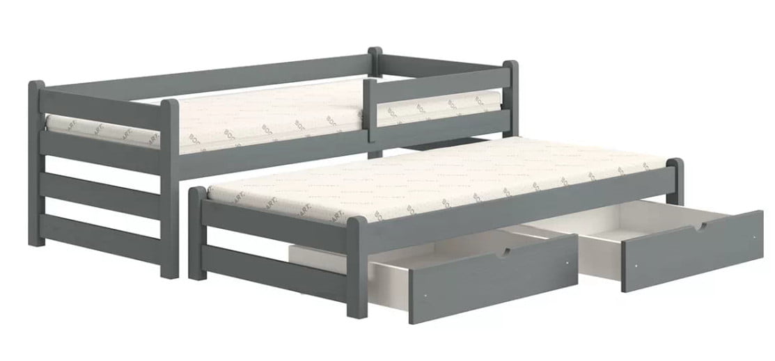 

Jednopatrová postel Alis s výsuvem 70x140 - Meble Bogart