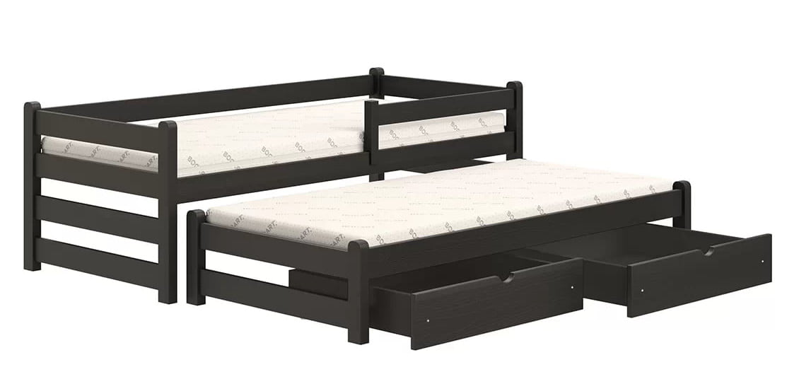 

Jednopatrová postel Alis s výsuvem 90x180 - Meble Bogart
