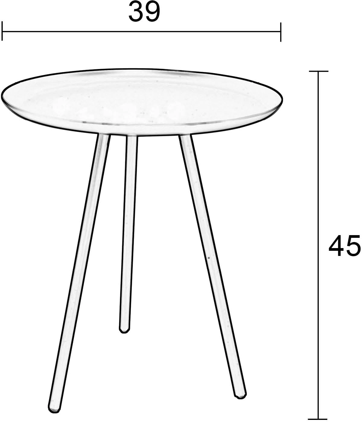 Oranžový kávový stolek Spring