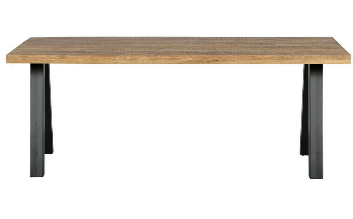 

Stůl z mangového dřeva Tablo 180x90 s nohami ve tvaru V - Woood