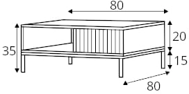 Konferenční stolek Meorati