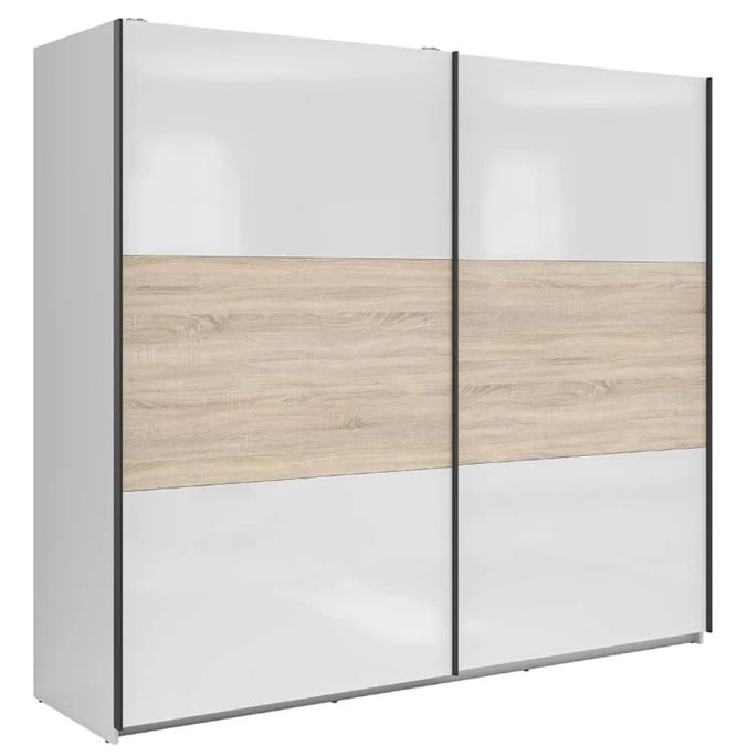 

Šatní skříň Tetrix - Black Red White - BRW