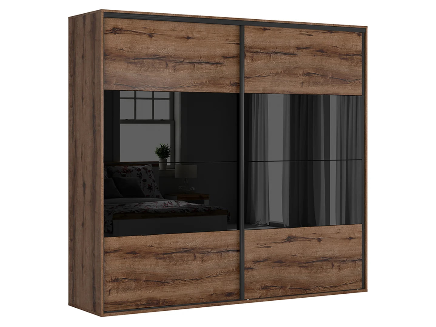 

Skříň Flex 260 - Black Red White - BRW