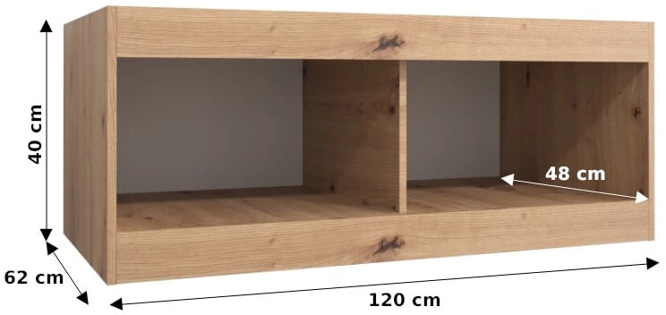 Nadstawka na szafę 120