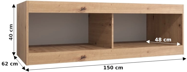 Nadstawka na szafę 150 Tokyo