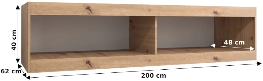 Nadstawka na szafę 200