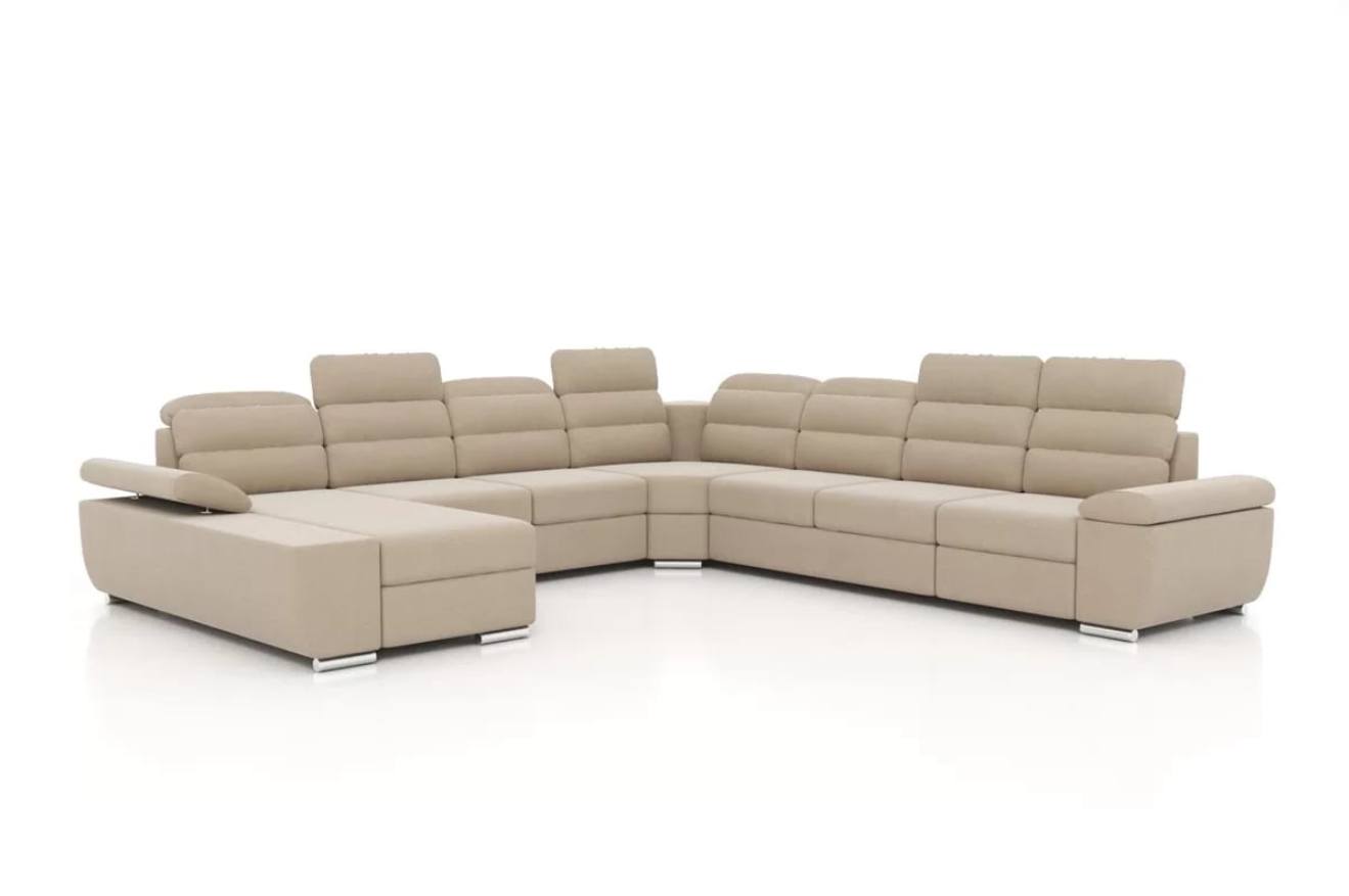 

Rozkládací rohová pohovka levá Artemig U III s úložným prostorem - Meble Bogart