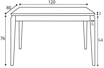 Stůl Avangarde 120