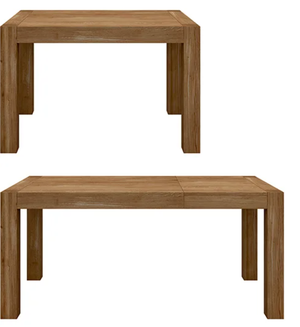 Rozkládací stůl Blox 120 s rozkládací deskou 'Butterfly' - Miloni