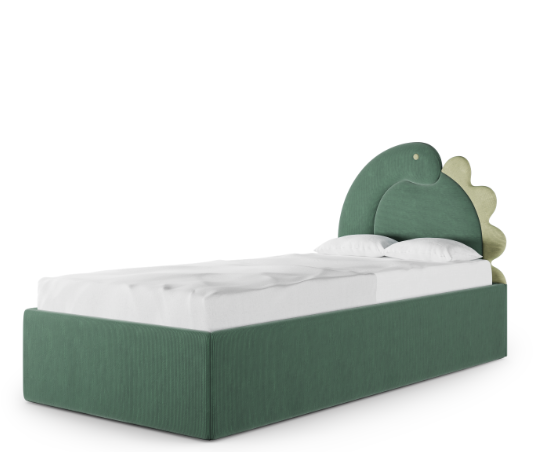 

Postel 90x200 Dino Box Texti - Minko