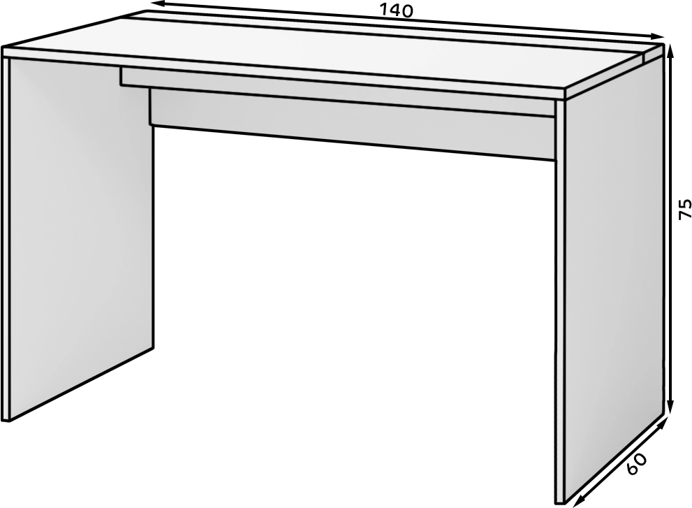 Biurko Nevy 140x60