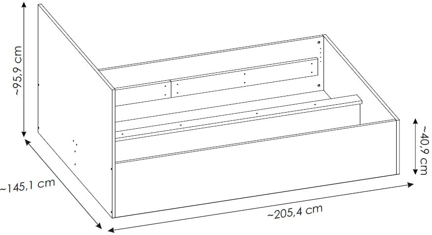 Łóżko 140 Fano