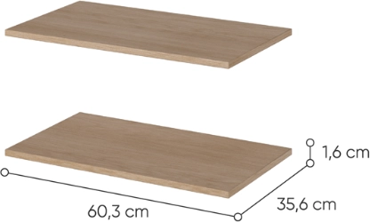 Zestaw półek Easy 60