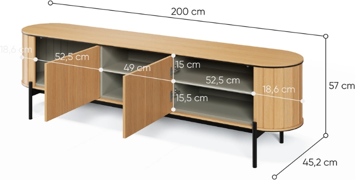 Szafka RTV Rotto 200  