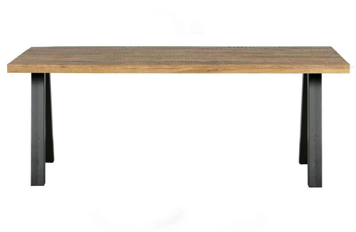Stůl z mangového dřeva Tablo 200x90 s nohami ve tvaru V - Woood