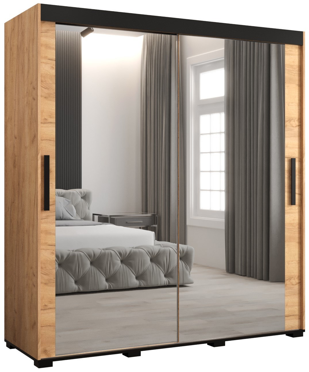 

Skříň s posuvnými dveřmi Bergamo T3 180 - Abiks Meble