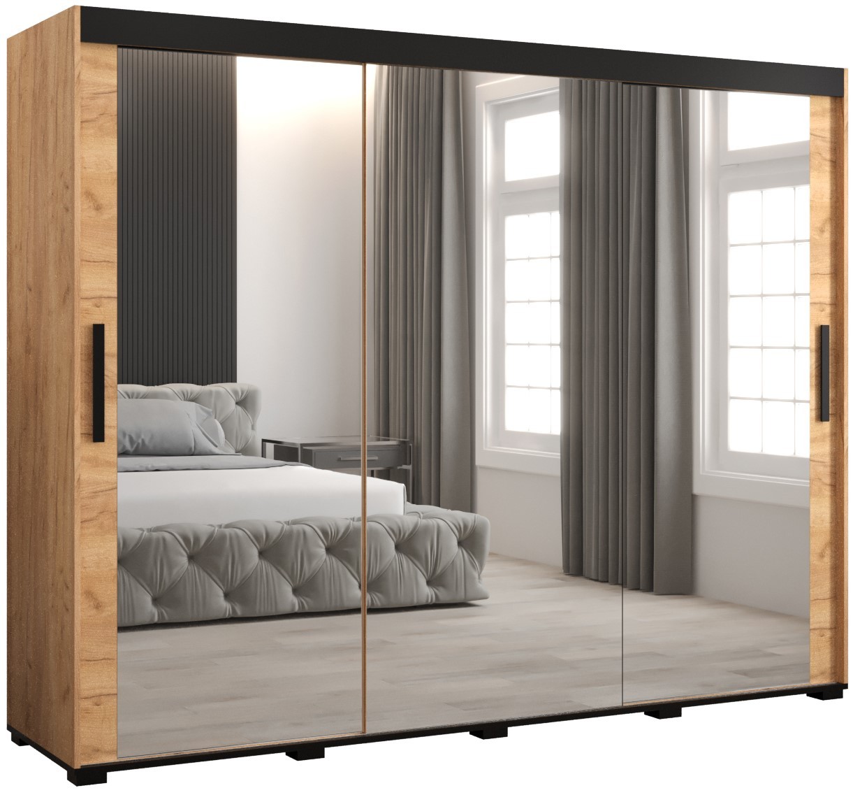 

Skříň s posuvnými dveřmi Bergamo T3 250 - Abiks Meble