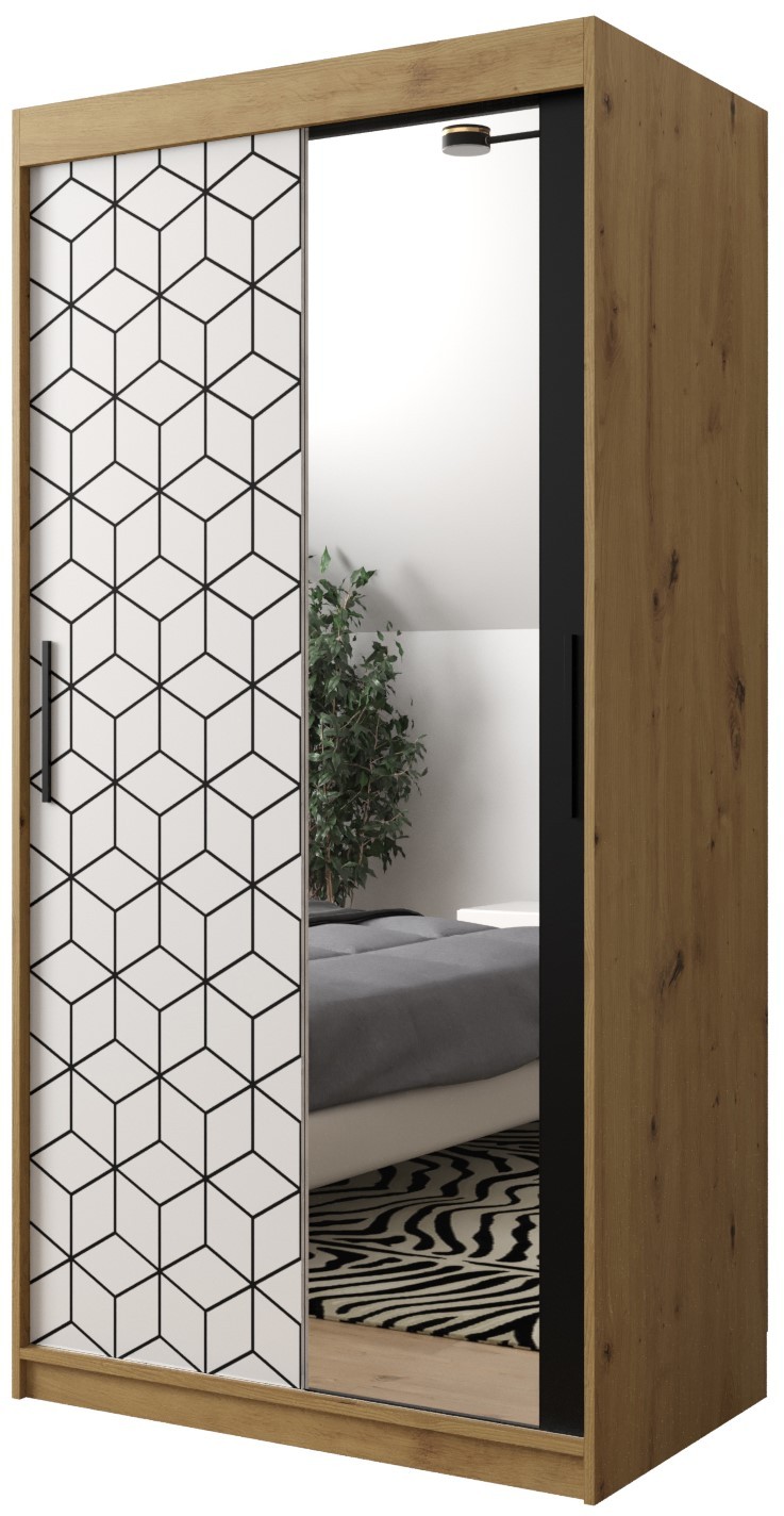 

Skříň s posuvnými dveřmi Plaster 2 100 - Abiks Meble