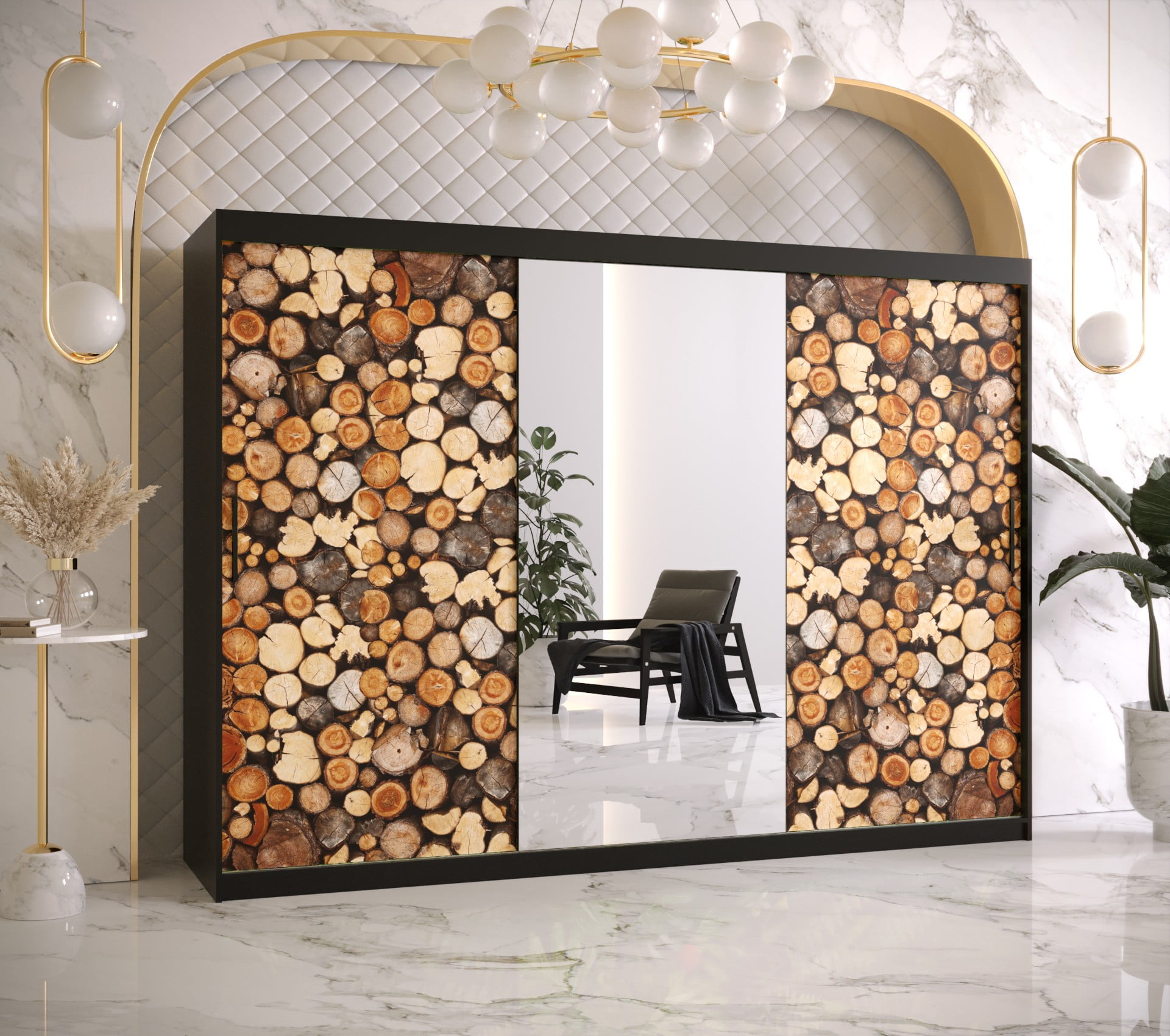 

Skříň s posuvnými dveřmi Drewno 2 250 - Abiks Meble