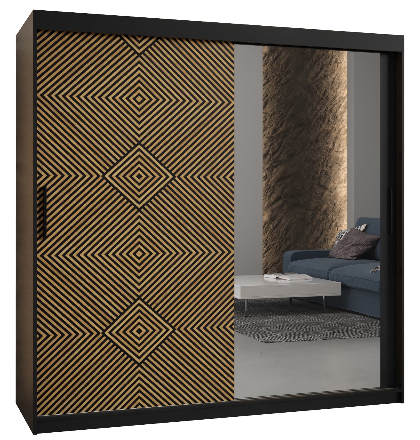 

Skříň s posuvnými dveřmi Kair 2 180 - Abiks Meble