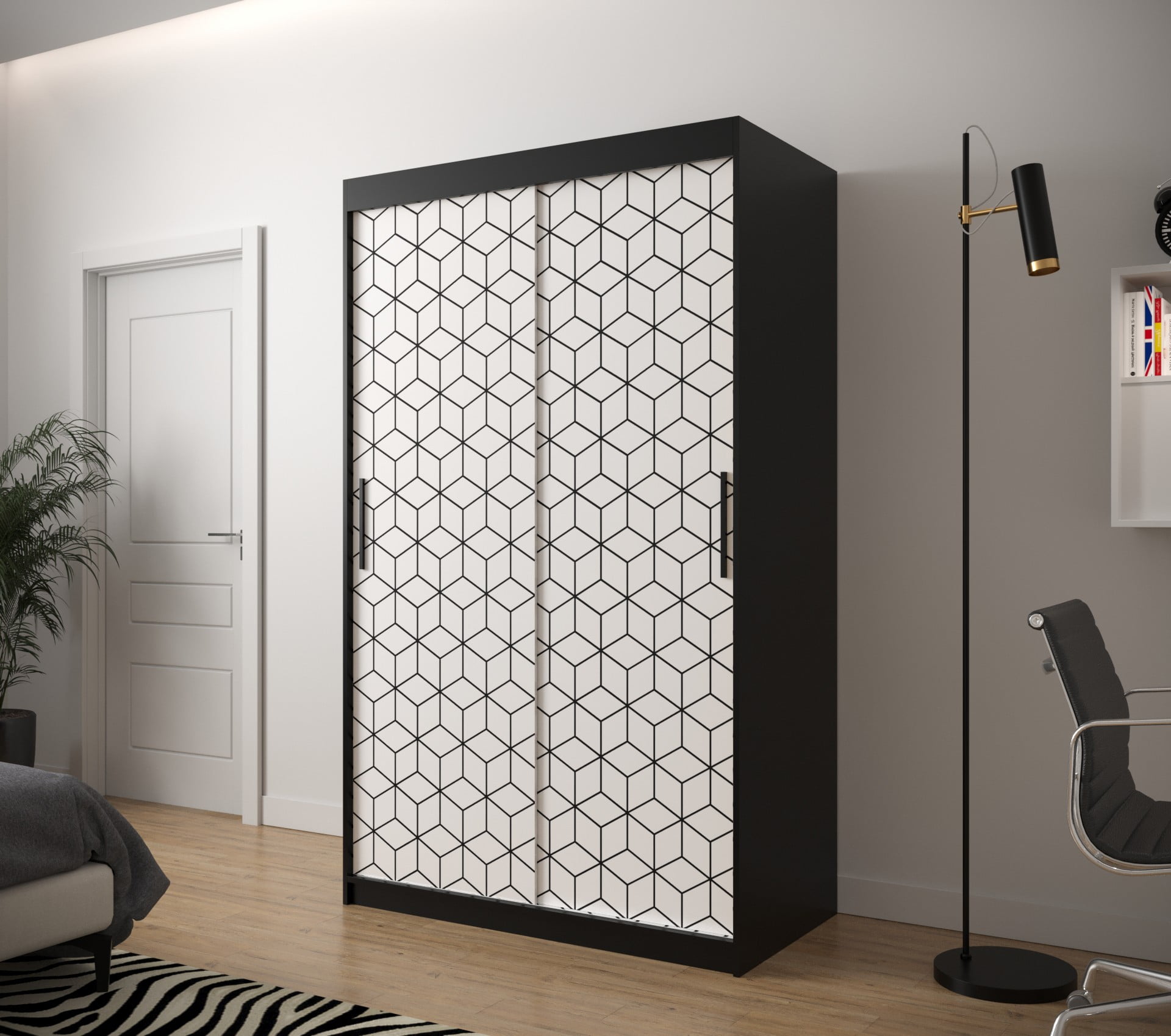 

Skříň s posuvnými dveřmi Plaster 1 120 - Abiks Meble