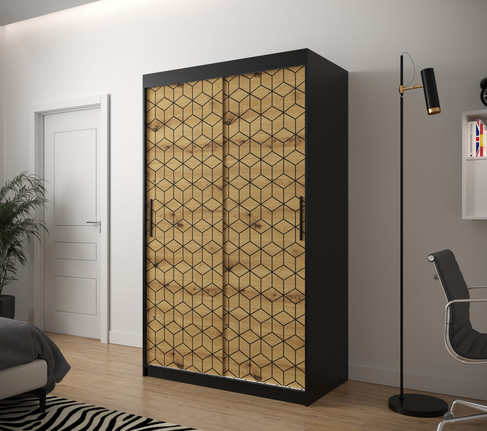 

Skříň s posuvnými dveřmi Plaster 1 120 - Abiks Meble