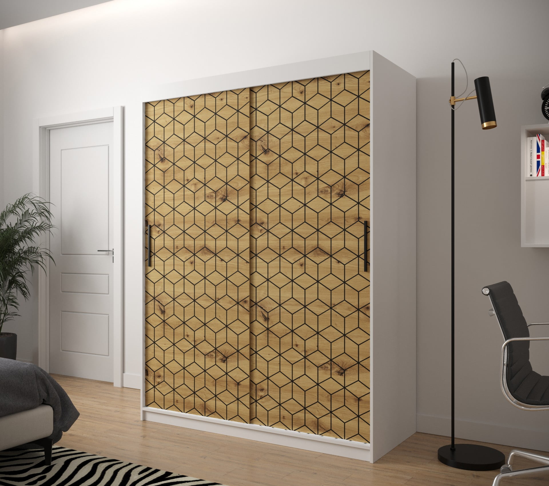 

Skříň s posuvnými dveřmi Plaster 1 150 - Abiks Meble