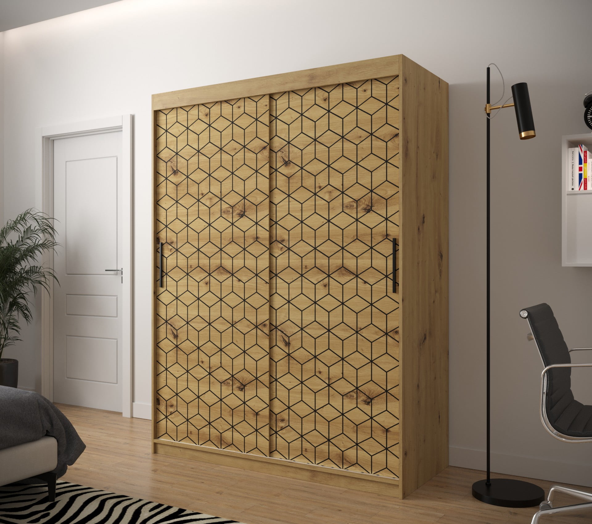 

Skříň s posuvnými dveřmi Plaster 1 150 - Abiks Meble