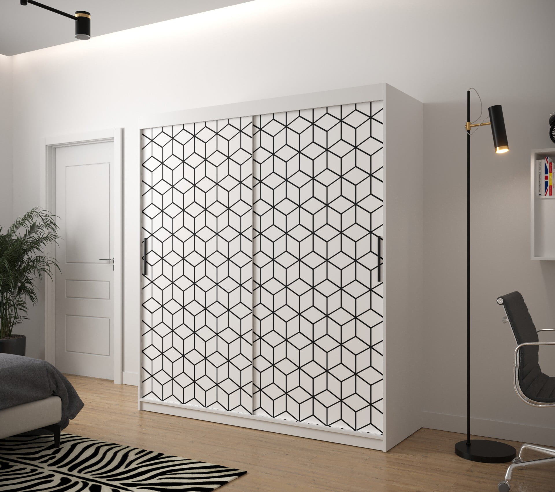 

Skříň s posuvnými dveřmi Plaster 1 180 - Abiks Meble