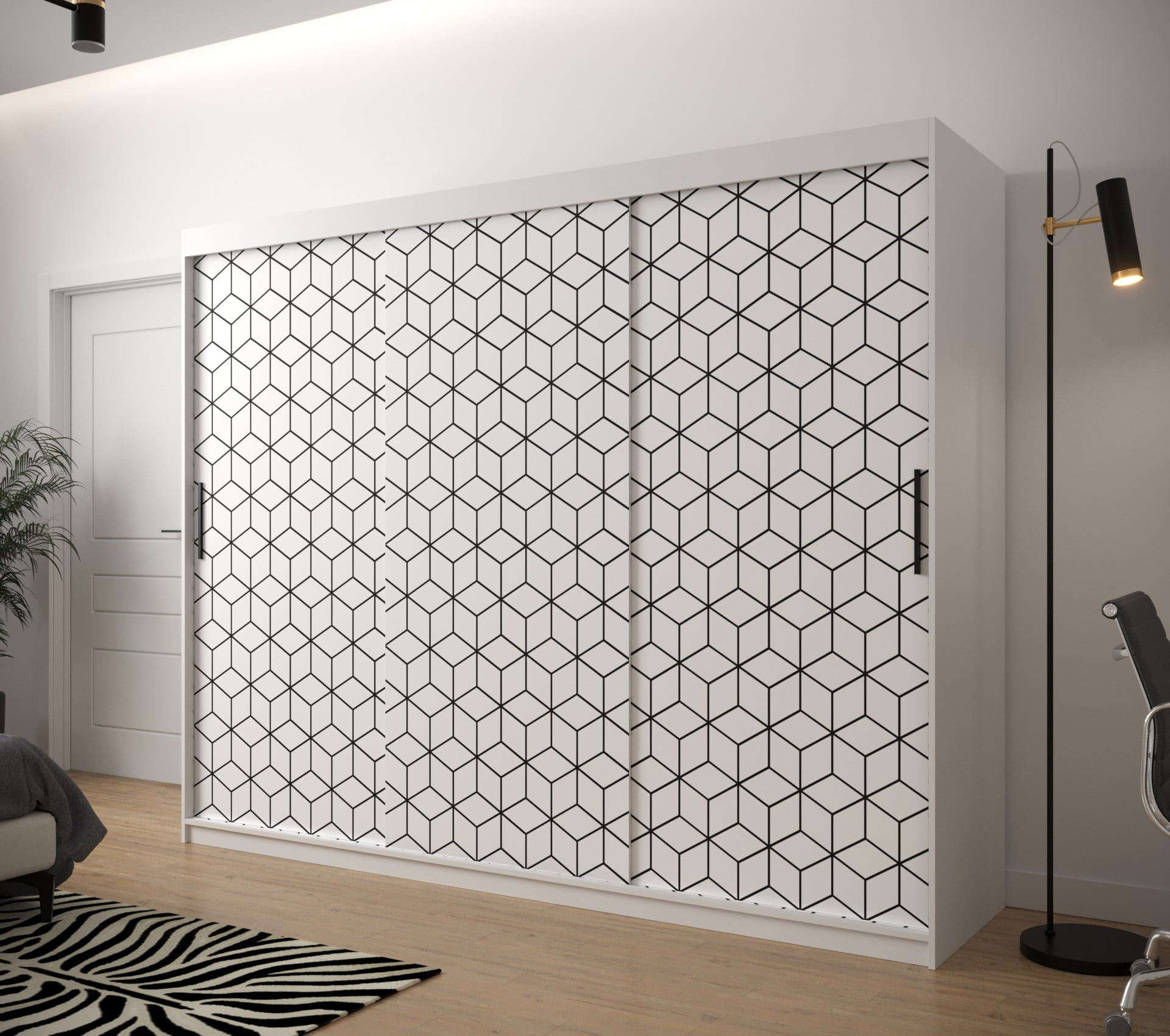 

Skříň s posuvnými dveřmi Plaster 1 250 - Abiks Meble