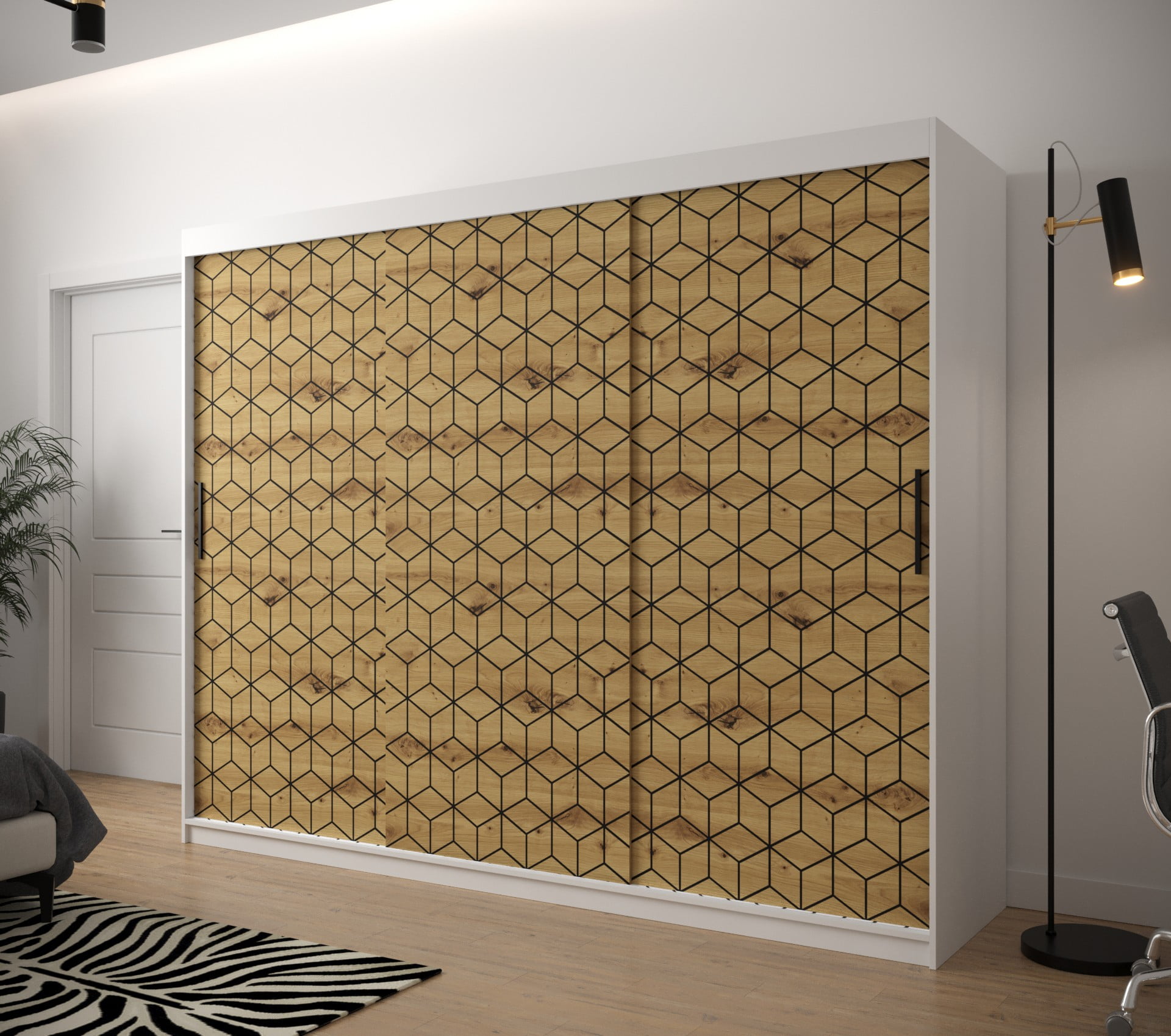 

Skříň s posuvnými dveřmi Plaster 1 250 - Abiks Meble