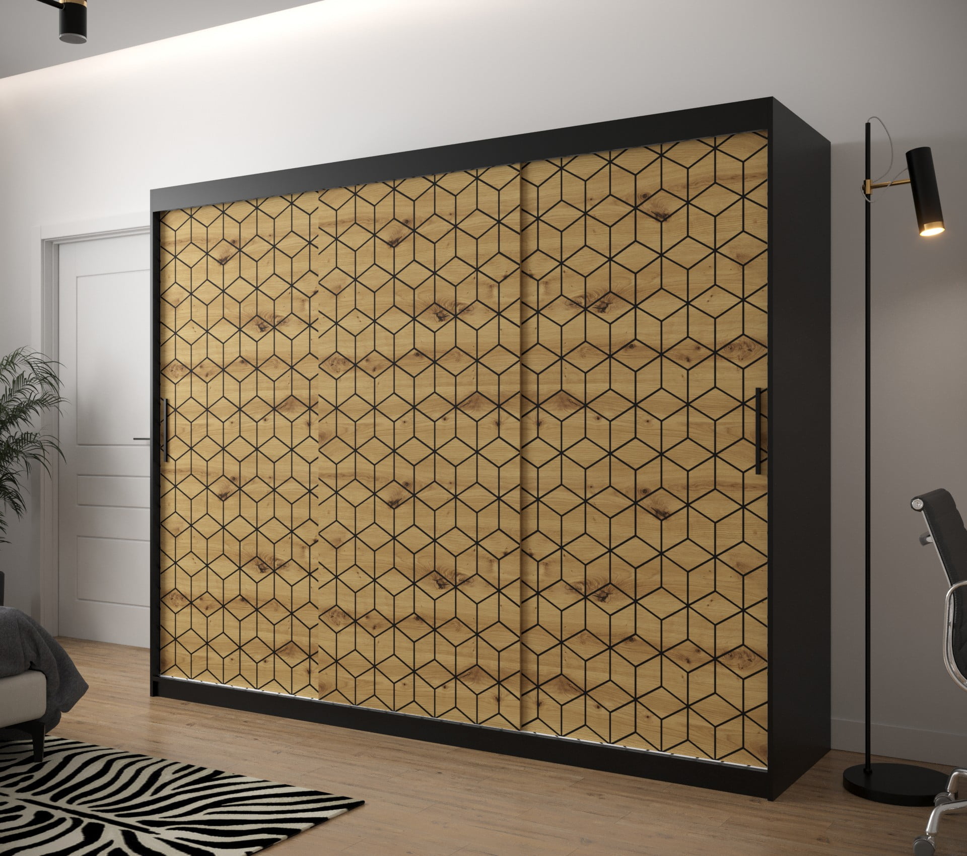 

Skříň s posuvnými dveřmi Plaster 1 250 - Abiks Meble