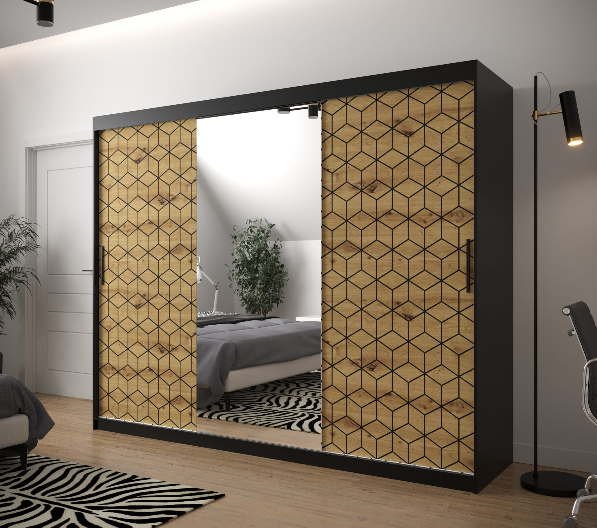 

Skříň s posuvnými dveřmi Plaster 2 250 - Abiks Meble