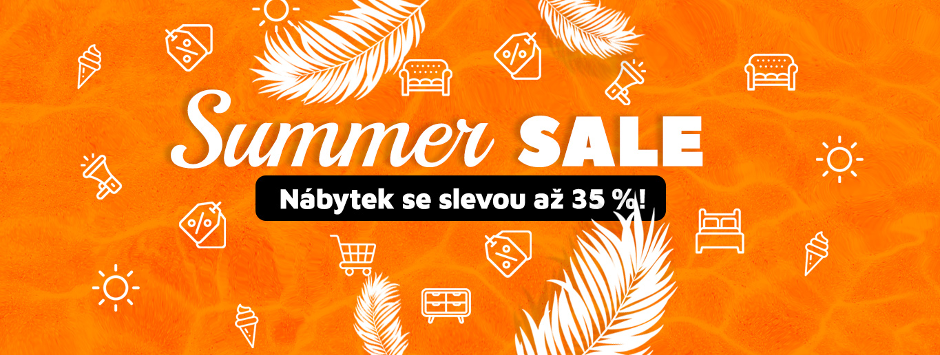 Summer Sale Nábytek se slevou až 35 %!