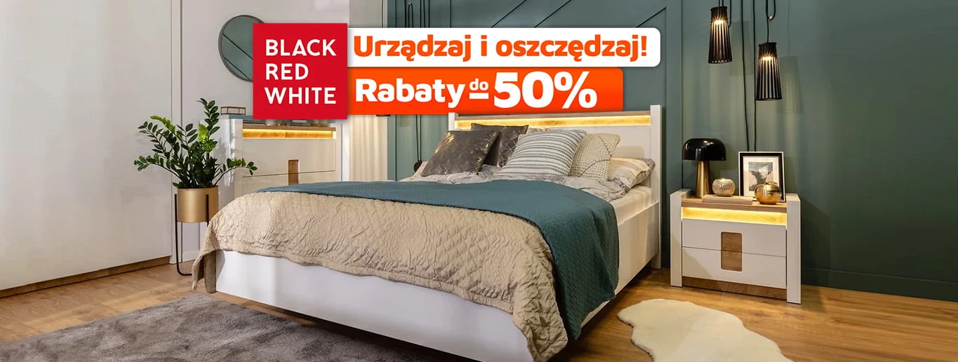 Urządzaj i oszczędzaj do -50% - Black Red White