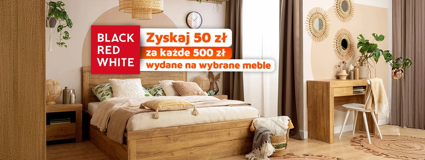 Zyskaj rabat 50 zł za każde wydane 500 zł - Black Red White