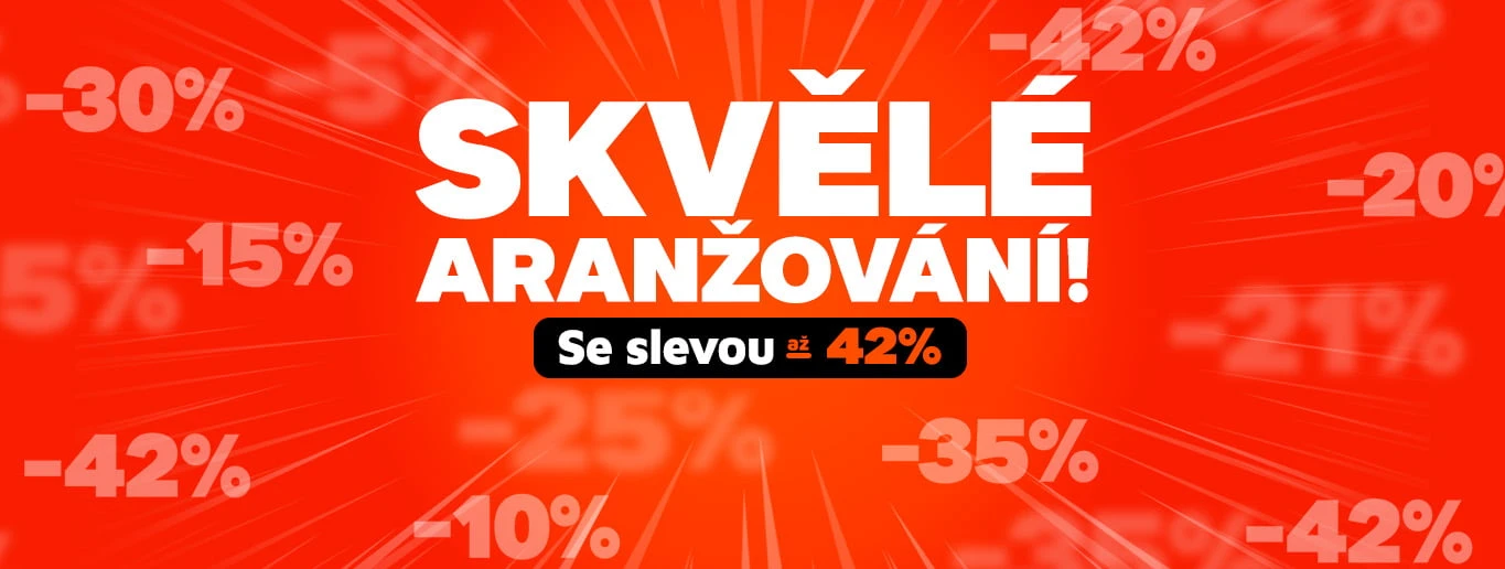 Skvělé aranžování Se slevou až -42%