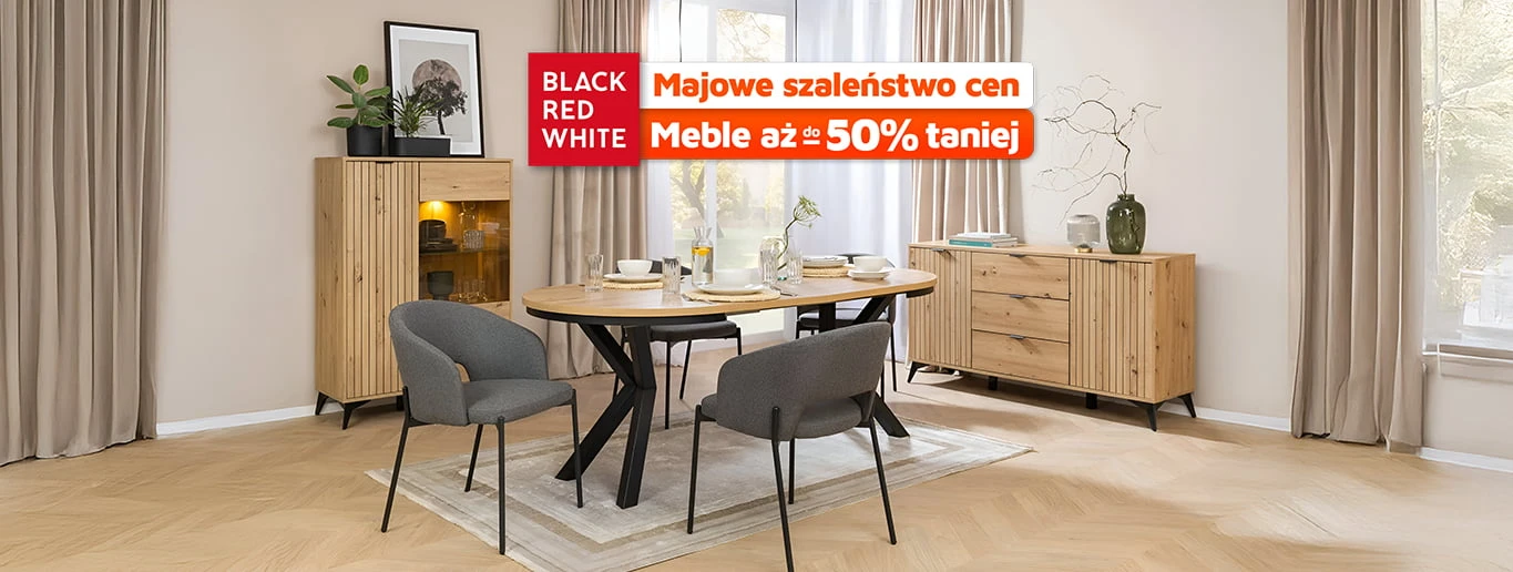 Majowe szaleństwo cen do -50% - Black Red White
