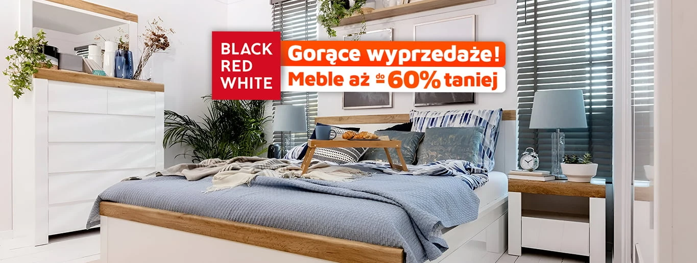 Gorrrące wyprzedaże do -60% - Black Red White