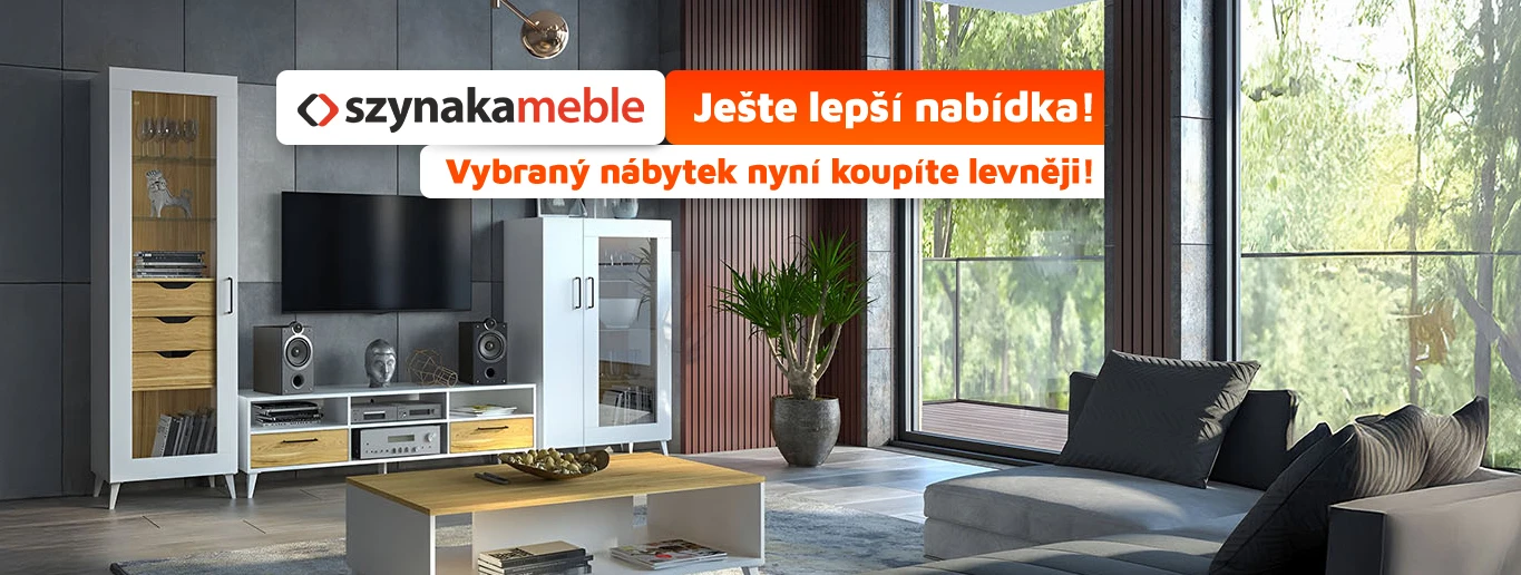 Letní sleva na nábytek značky Szynaka