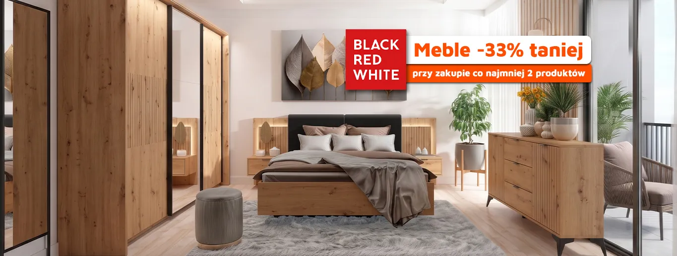Meble i materace Black Red White -33% taniej przy zakupie 2 produktów