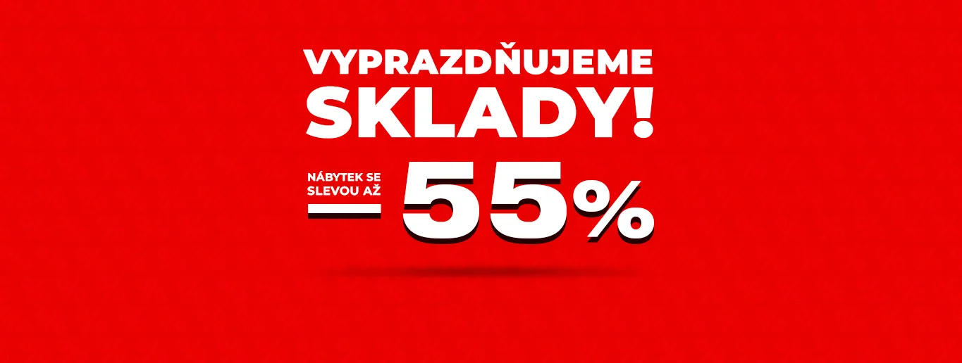 Vyprazdňujeme sklady