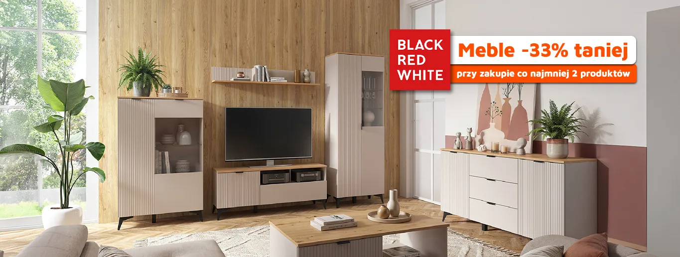 Meble i materace Black Red White -33% taniej przy zakupie 2 produktów