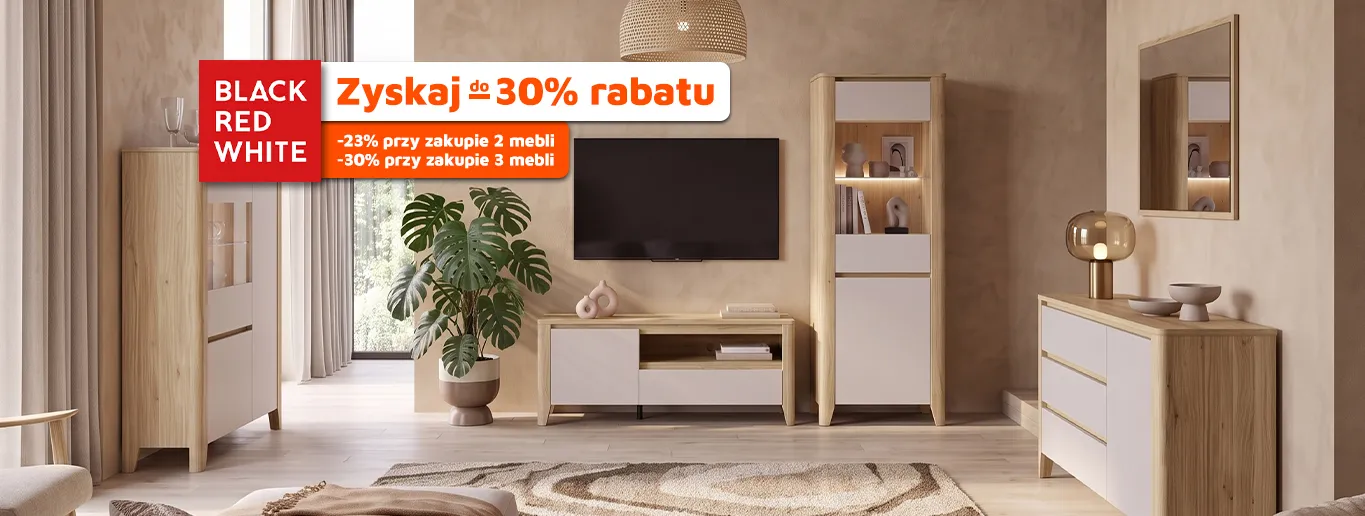 Black Red White - Zyskaj rabat do -30% na wybrane meble i materace