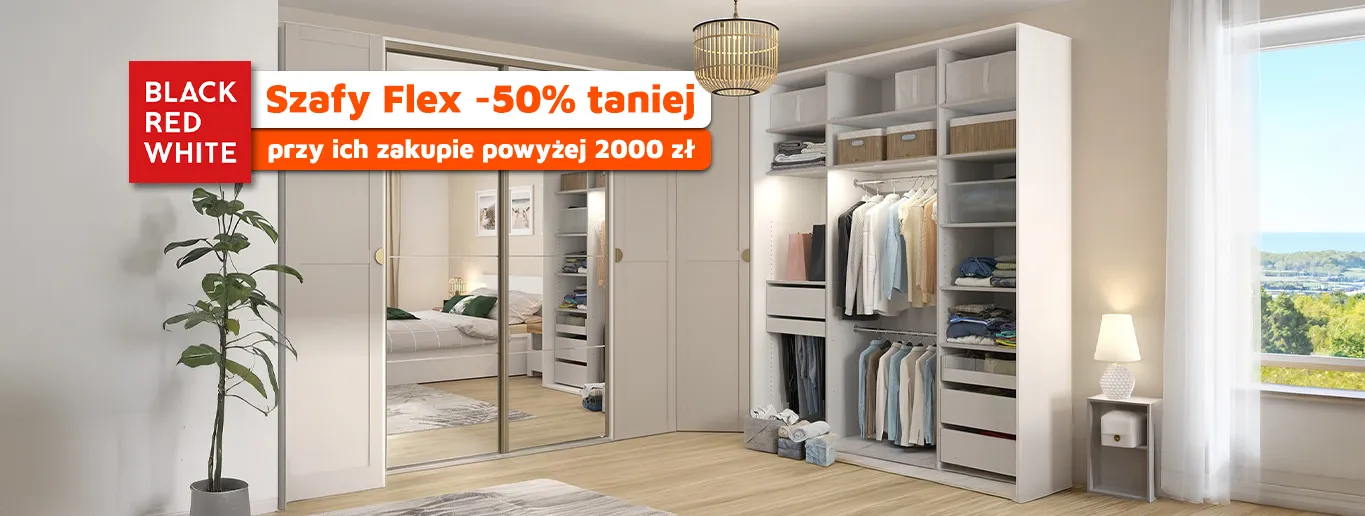 Szafy Flex -50% taniej przy zakupie powyżej 2000 zł