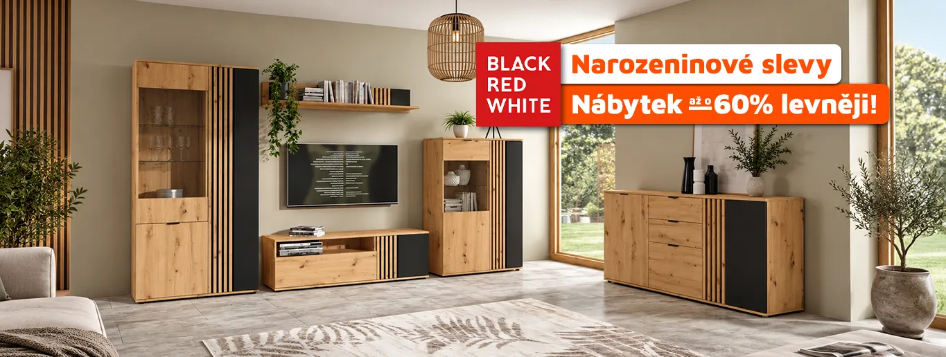 BLACK RED WHITE - Narozeninové slevy