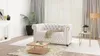 Sofa 2-osobowa Chesterfield York bezfunkcyjna