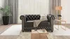 Sofa 2-osobowa Chesterfield York bezfunkcyjna