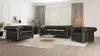 Zestaw Chesterfield York z sofą 2 i 3-osobową oraz fotelem